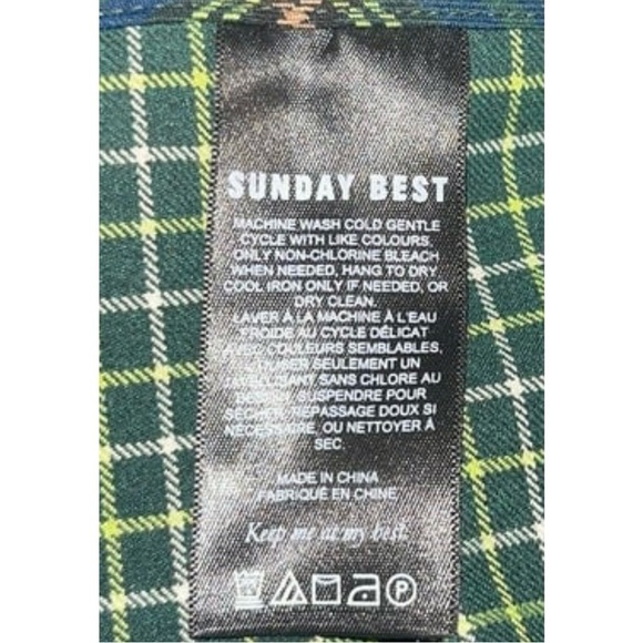 Sunday Best Plaid Pleated Skirt XS Grunge Revival, Dark Academia, Coquette Core - Picture 3 of 4